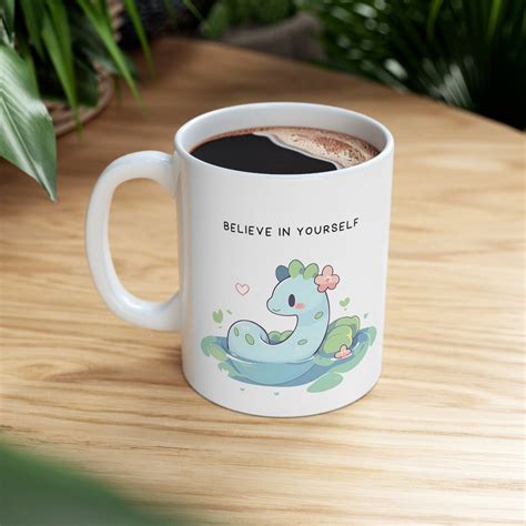 Loch Ness Monster Chibi Cute Kawaii Mug Loch Ness Mug Etsy