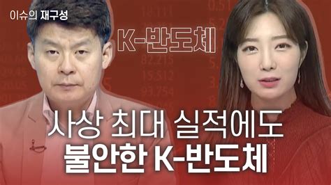 이슈의 재구성 사상 최대 실적에도 불안한 K 반도체 매일경제tv 김민수 레몬리서치 대표 Youtube