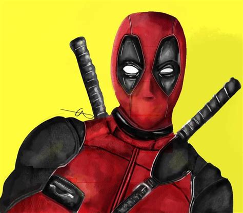 Made A Deadpool Digital Painting Rmarvel