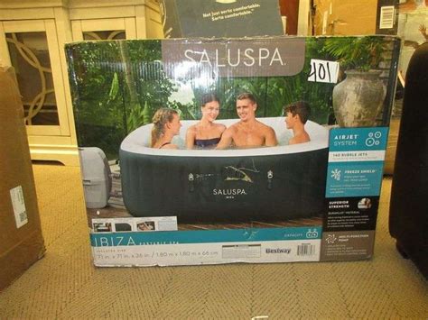 Saluspa Inflatable Hot Tub - Prime Time Auctions, Inc.