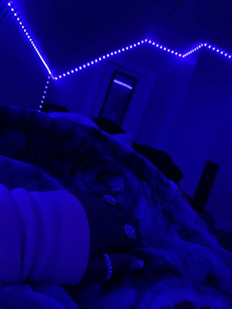 LED lights | Bed with led lights, Led lighting bedroom, Blue led lights