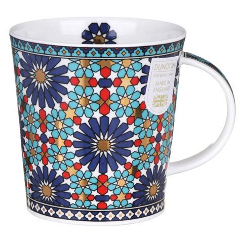 Dunoon Tangier Dark Blue Lomond Shape Mug Temptation Gifts