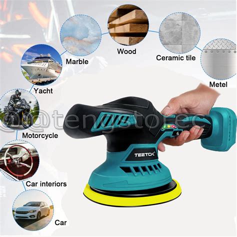 For Makita Dpo600z 18v Lxt Cordless Brush Random Orbital Polisher 150mm 6 Ebay