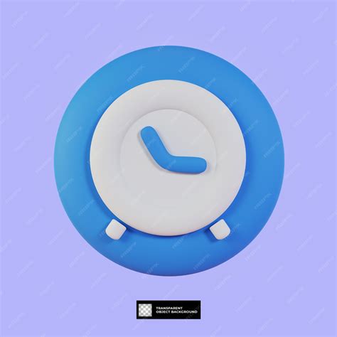 Premium Psd 3d Clock Icon Illustration