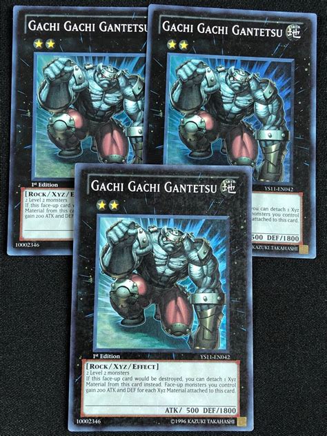 YUGIOH GACHI GACHI GANTETSU YS11 EN042 1ST SUPER X3 MP EBay