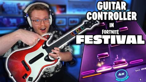 How To Use A Guitar Controller In Fortnite Festival Youtube