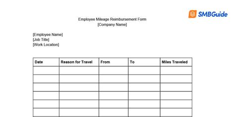 Wv Mileage Reimbursement Form With Attestation Fillable Printable