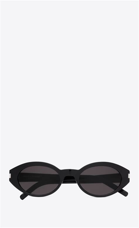 Black Outta Love Oval Frame Acetate Sunglasses Le Specs Artofit