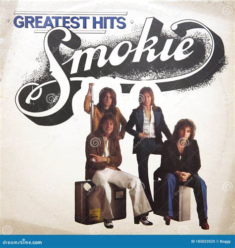 Cover Of Vinyl Album Greatest Hits From Smokie Editorial Image Image