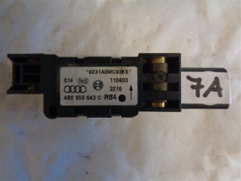 Audi A6 4B Airbag Crashsensor 4B0959643C KFZ Scheuch