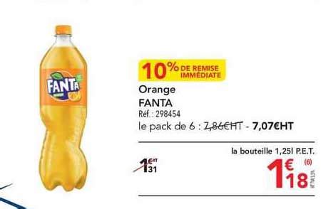 Promo Orange Fanta Chez Metro Icatalogue Fr