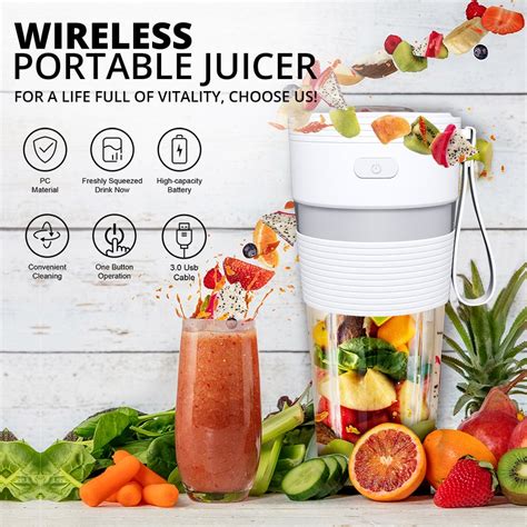 Portable Juicer Blender Mah Ml Wbm Smart