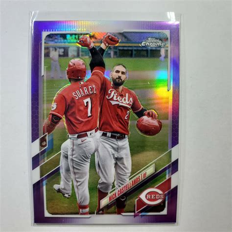 Topps Chrome Nick Castellanos Purple Refractor