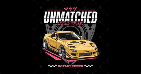 Mazda RX7 - Mazda Rx7 - Sticker | TeePublic