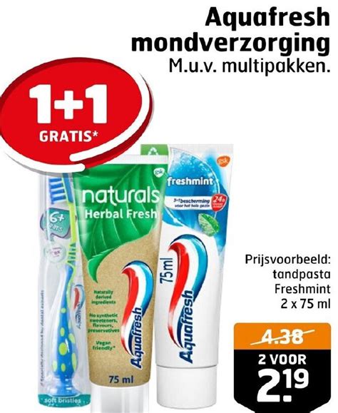 Aquafresh Mondverzorging Aanbieding Bij Trekpleister