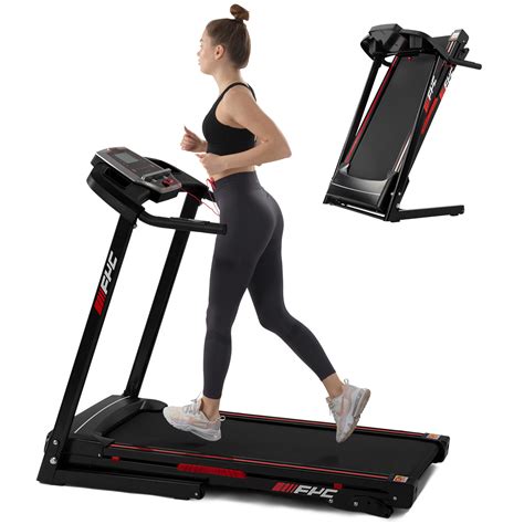 Fyc Compact Foldable 3 5hp Treadmill 330 Lbs Capacity Portable 12