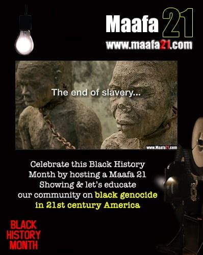 A Must See For Black History Month: Maafa21 - Maafa 21 - Black Genocide ...