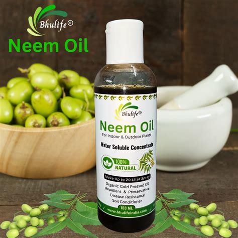 Bhulife Organic Neem Oil For Plants Mlx Indian Seeds