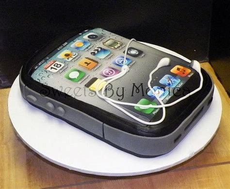 Iphone Birthday Cake Decorated Cake By Sweets By Monica Cakesdecor