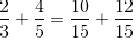 how to find the sum of fractions