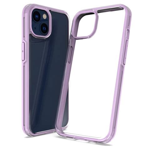 Translucent Series Hybrid Case For Iphone 14 Pro Purple Hd Accessory