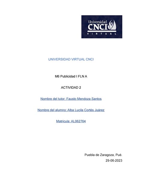 Ac Publlicidad Act Publicidad Cnci Universidad Virtual Cnci M