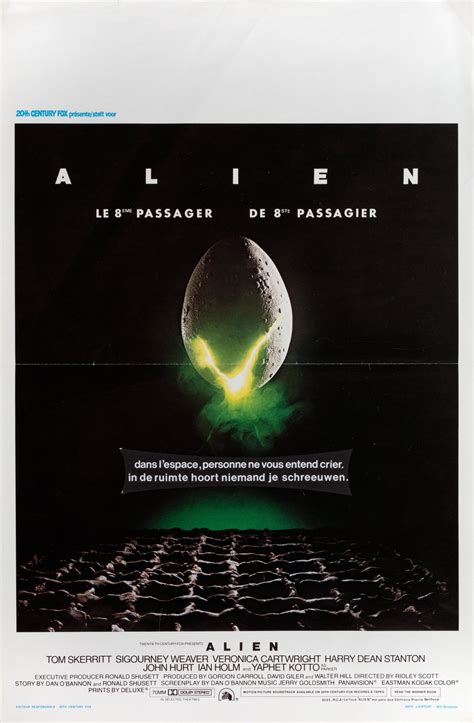 Alien Original 1979 Belgian Movie Poster Posteritati Movie Poster Gallery