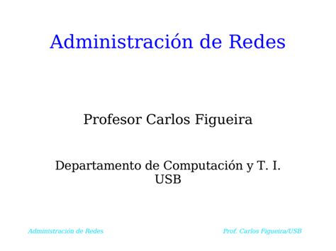 Administración de Redes