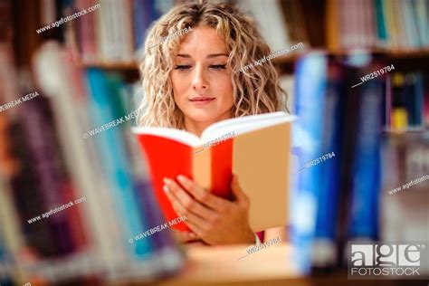 Beautiful Woman Reading A Book Stock Photo Picture And Royalty Free