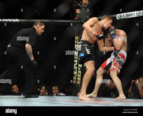 UFC Fight Night London held at the O2 Arena - Fight Action. Luke ...