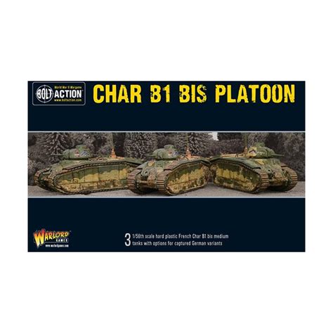 Warlord Games Char B1 Bis Platoon Bolt Action Wargaming Miniatures