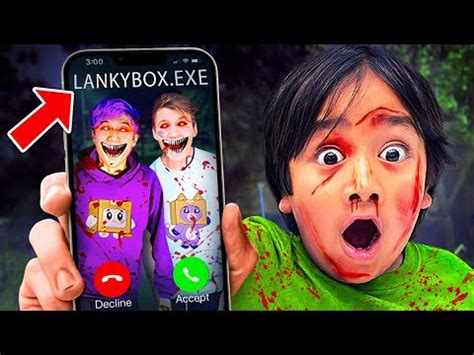 8 YouTubers Who Called LANKYBOX.EXE AT 3AM! (Ryan's World, FGTeeV & LankyBox) - YouTube