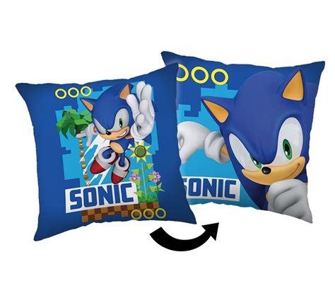 Sonic Poduszka Dzieci Ca Jasiek Dwustronna X Na Prezent Sonik