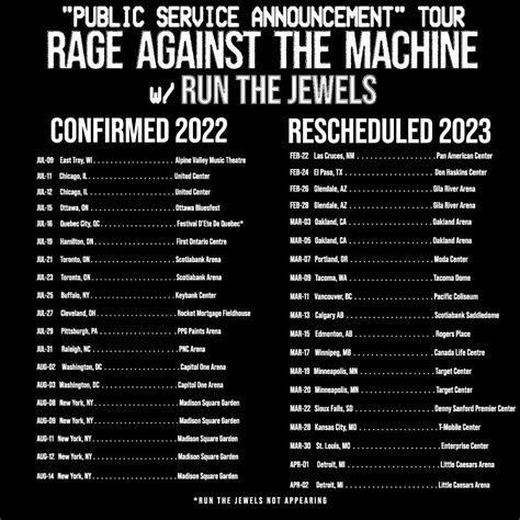 Rage Against The Machine unveil rescheduled 2023 Public… | Kerrang!