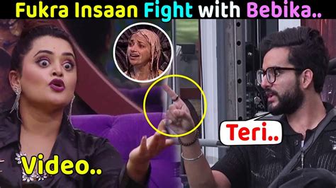 Bebika Fight With Fukra Insaan Abhishek And Jiya Jad Hadid In Bigg