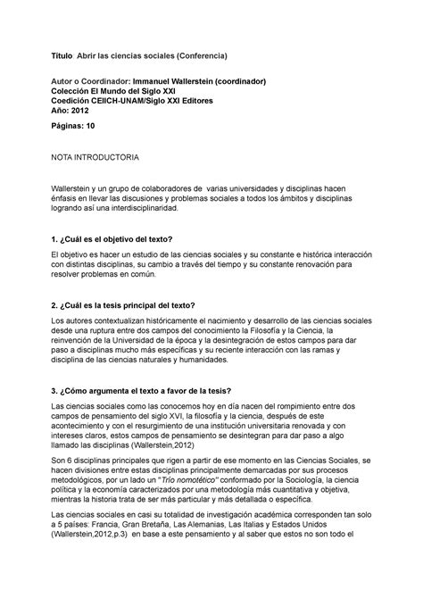 Impensar Las Ciencias Sociales Wallerstein 6