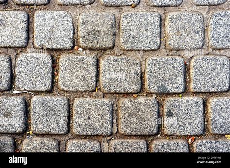 Abstract Background Of Old Cobblestone Pavement Road Stock Photo Alamy