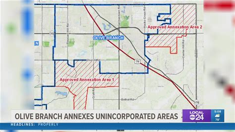 Olive Branch Annexes Parts Of Unincorporated Desoto County