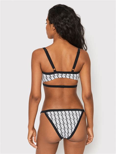 Calvin Klein Swimwear Bikini Partea De Sus KW0KW01746 Alb Modivo Ro