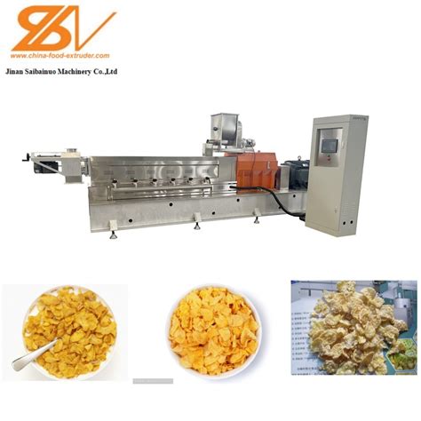 China Factory Stainless Steel Breakfast Cereal Corn Maize Flakes