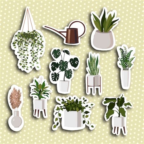 Plant Stickers Etsy Uk