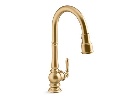 Kohler 29709 2mb Artifacts Kitchen Sink Faucet Vibrant Brushed Moderne Brass For Sale Las