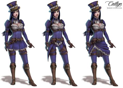 Caitlyn Model Concept Thomas Randby League Of Legends Characters Vi