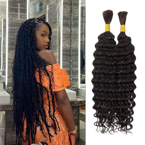 human micro braiding hair