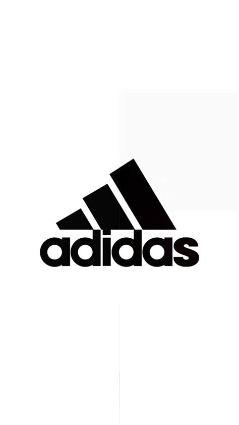 Adidas Logo Black And White Wallpaper