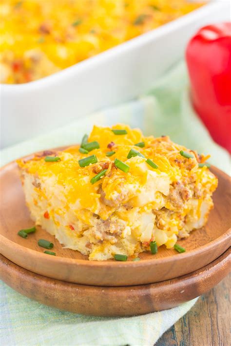 Sausage Hashbrown Breakfast Casserole Recipe Pumpkin N Spice