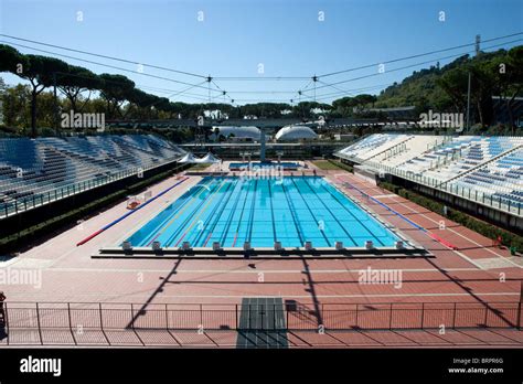 Olympic Pool Rome Italy Foro Italico Stock Photo Alamy