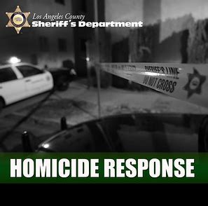 LASD HOMICIDE DETECTIVES CONTINUE THEIR INVESTIGATION