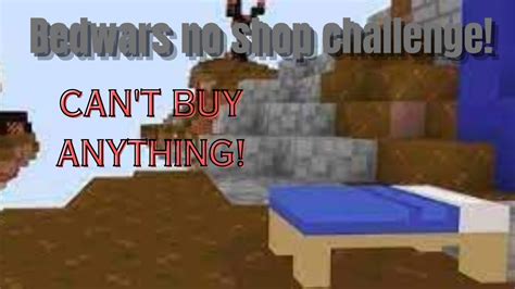 Bloxd Io Bedwars No Shop Challenge Impossible Difficulty Youtube