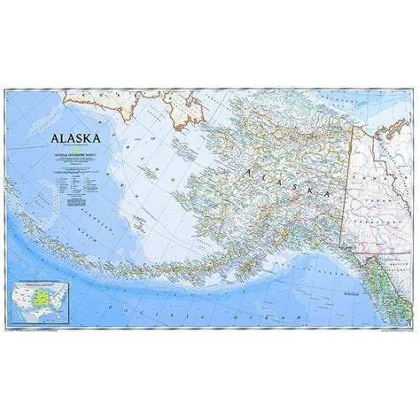 National Geographic Map Alaska